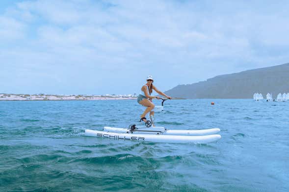 Tour en bicicleta acuática desde Playa Blanca
