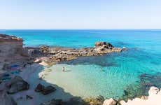 Barco por las calas de Formentera