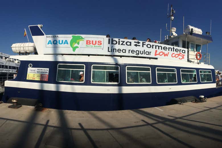 Barco a Formentera