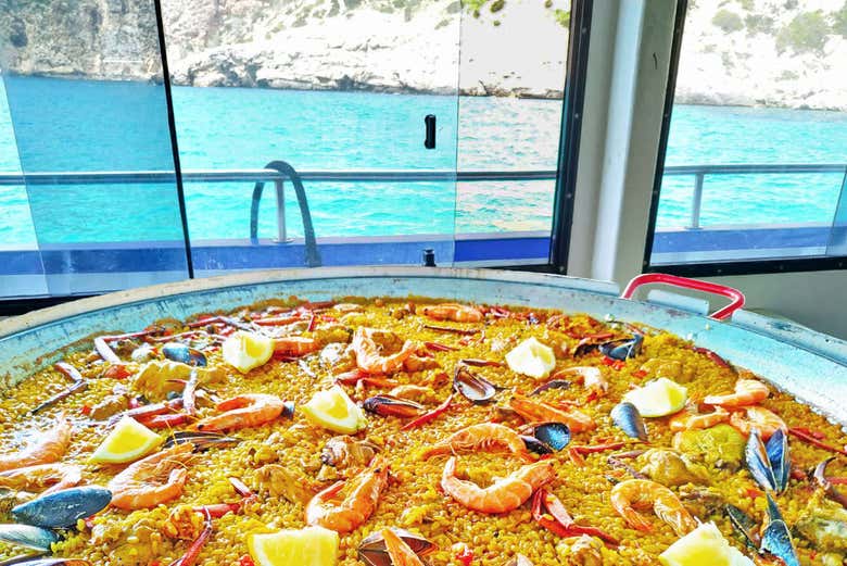 Comida a bordo