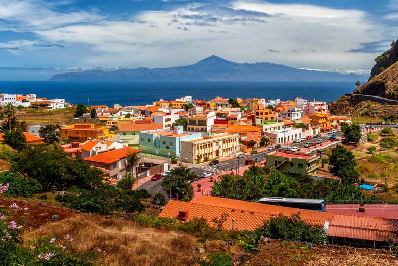 Vue de El Teide depuis La Gomera