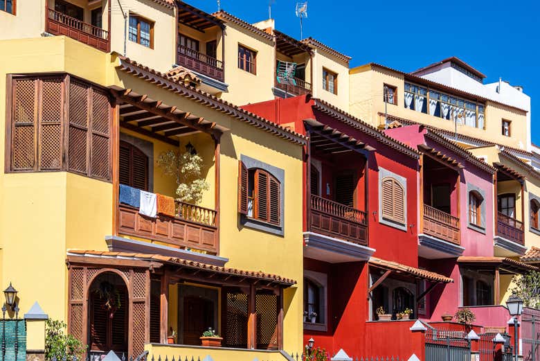 Coloridas casas de Teror