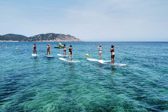 Paddle surf e snorkeling nella spiaggia di Es Figueral