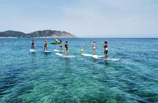 Paddle surf y snorkel en la playa de Es Figueral