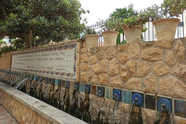 Plaza de los Chorros en Polop