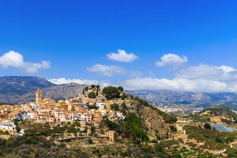 Panorámica de Polop de la Marina