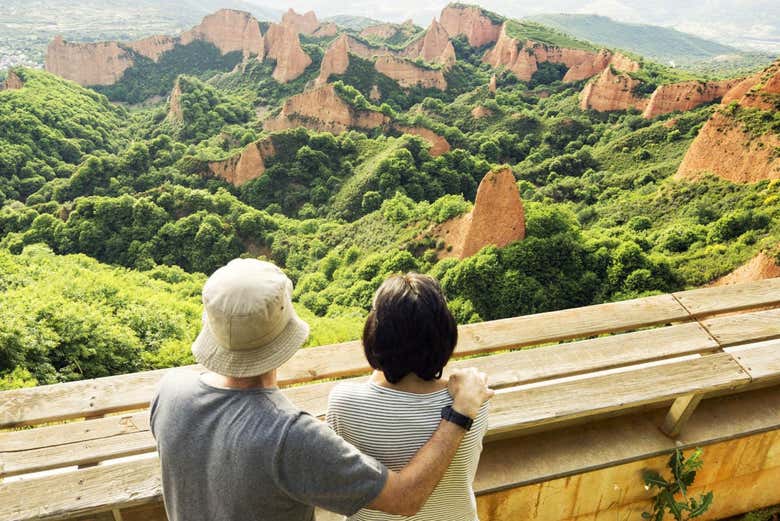 Contemplando as paisagens de Las Médulas