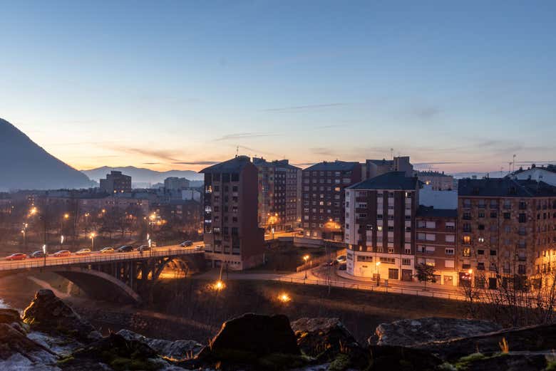Vue panoramique sur Ponferrada
