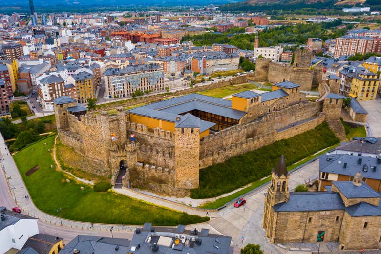 Castello templare di Ponferrada, nella provincia di León