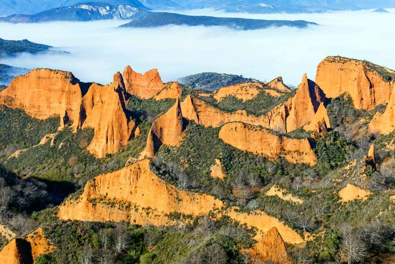 Vistas de Las Médulas de León