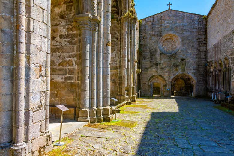 A ruínas preservadas de Santo Domingo