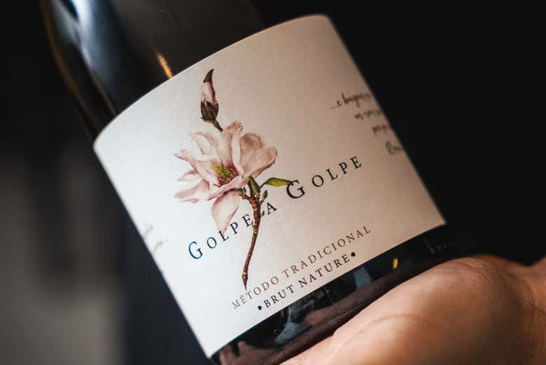 Uno de los vinos de la cata