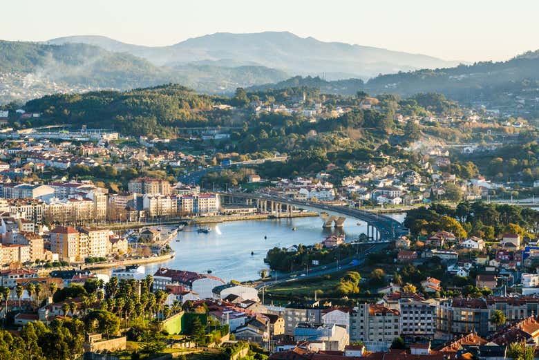 Pontevedra from above