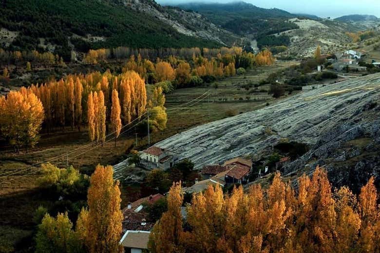 Paisajes durante la ruta de senderismo