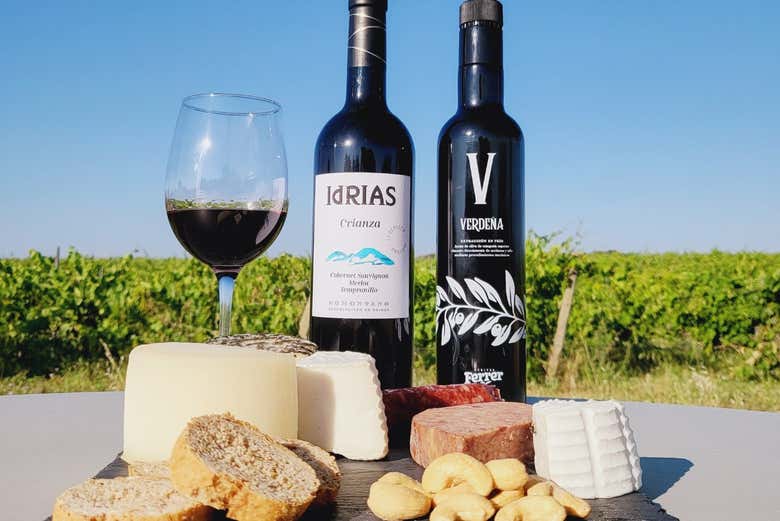 Le vin sera accompagné de produits locaux