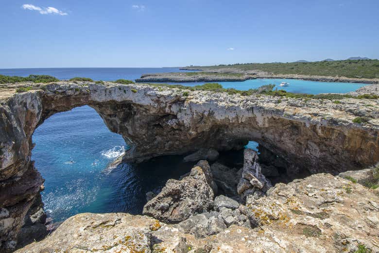 Paysages rocheux de la côte est de Majorque 