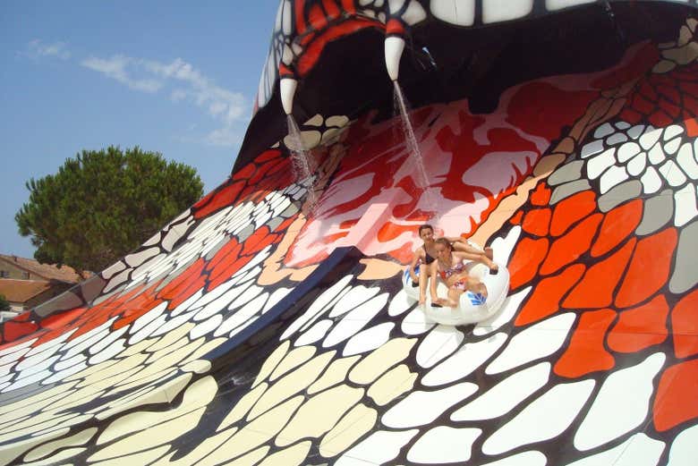Diversão no Aqualand