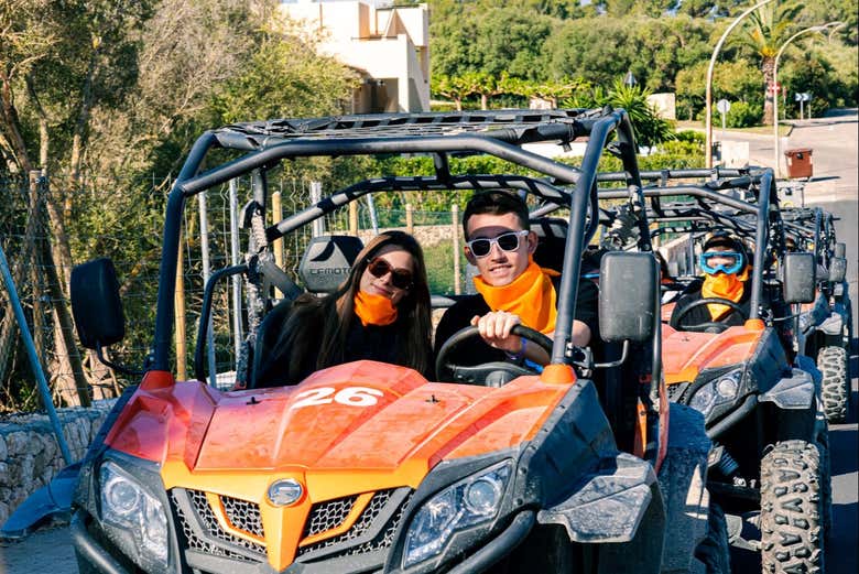 Conduciréis los buggys para explorar Mallorca