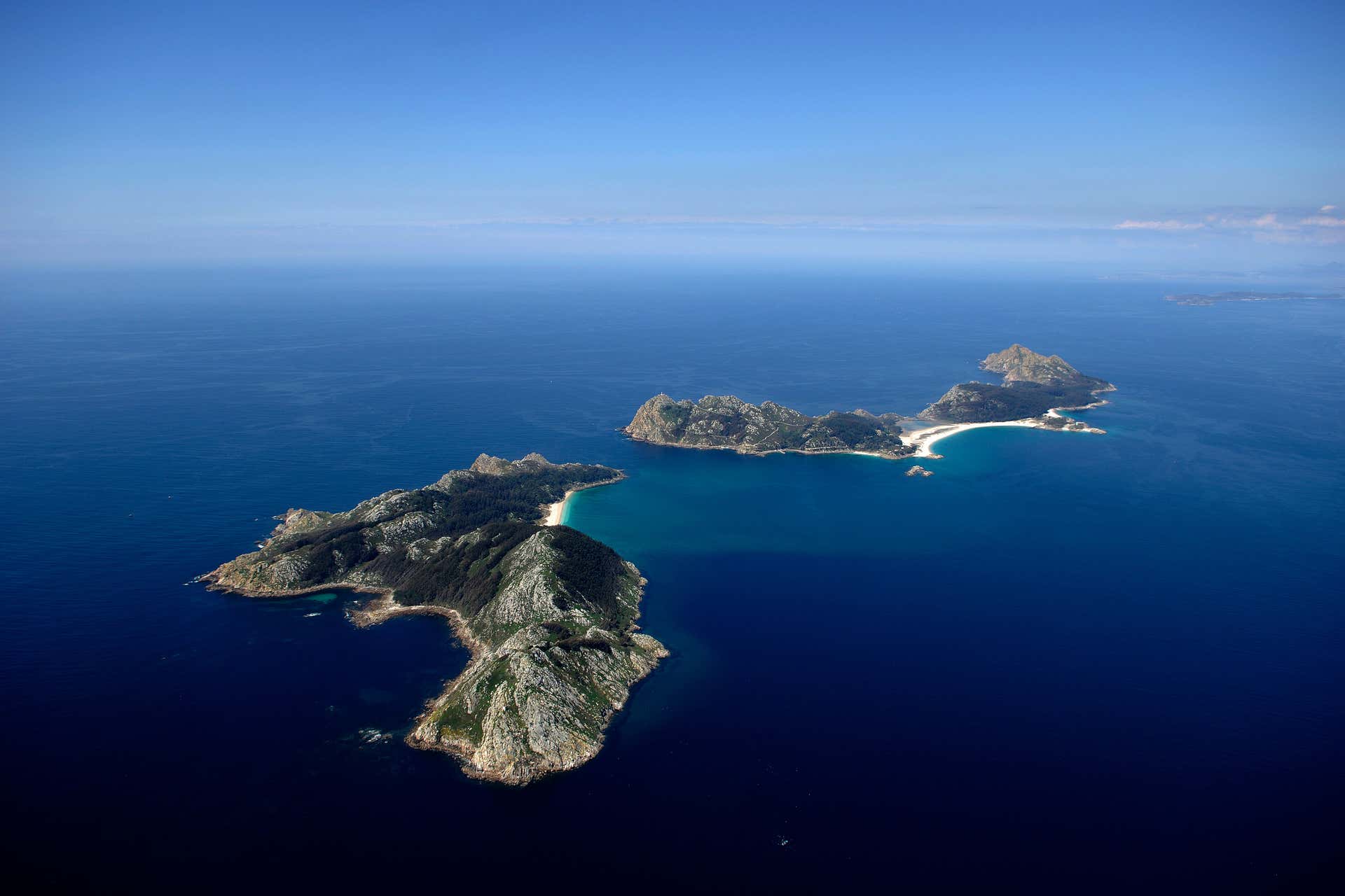 Traghetto per le isole Cíes