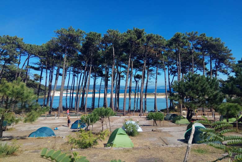 Camping nas ilhas Cíes