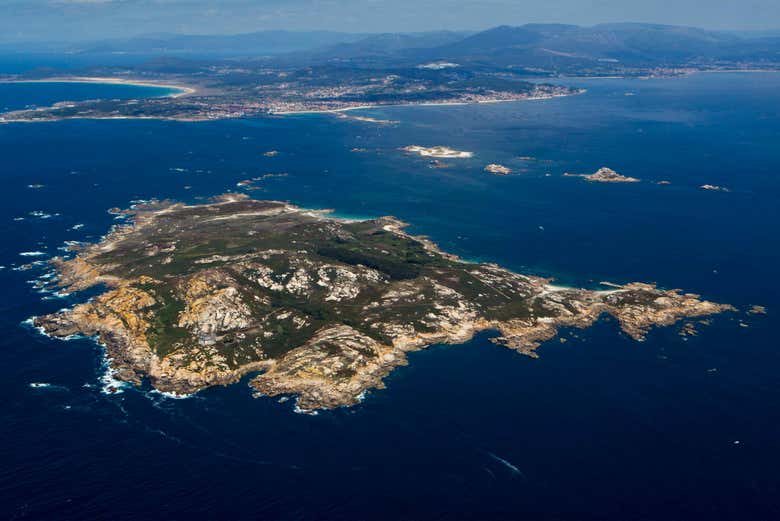Panoramic view of Sálvora Island