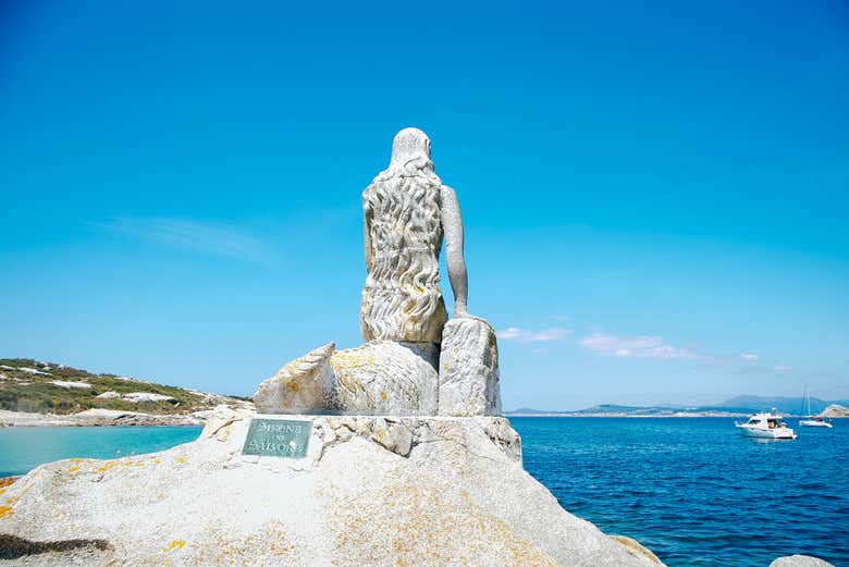 The famous mermaid statue