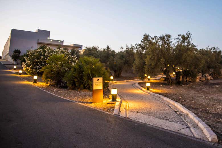 Entrée de la Villa romaine de Fuente Álamo