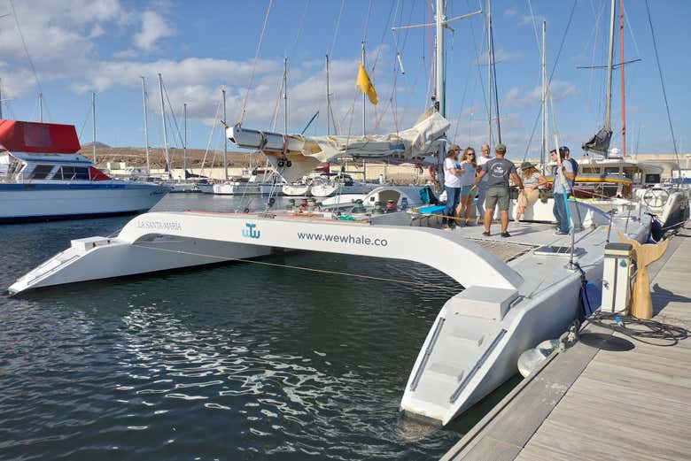 Subindo no barco
