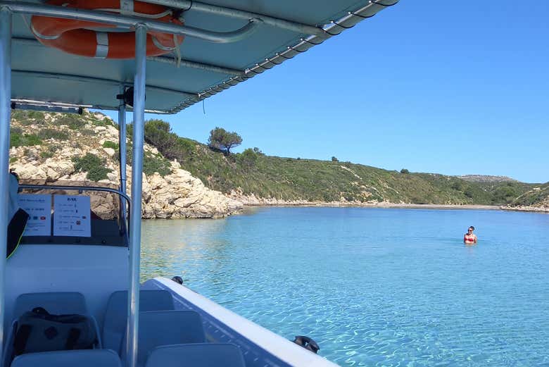 Una nuotata rinfrescante