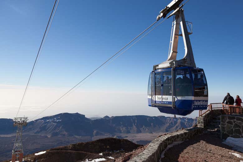 Cabine della funivia del Teide