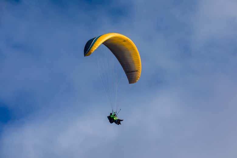 Volo in parapendio