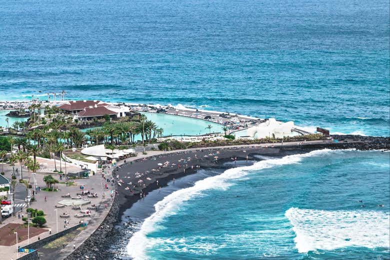 Spiaggia e Lago Martiánez