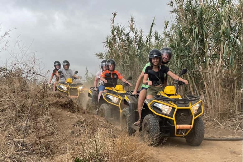 Drive a quad bike in the north of Tenerife
