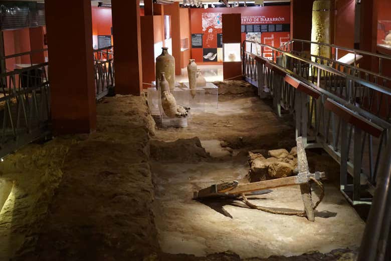 Il museo dedicato ai resti degli impianti di epoca romana