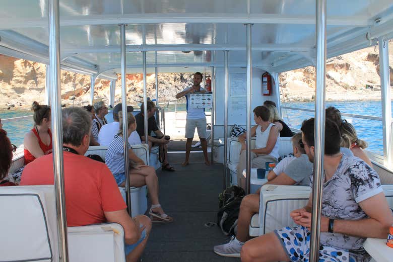 Intérieur du bateau