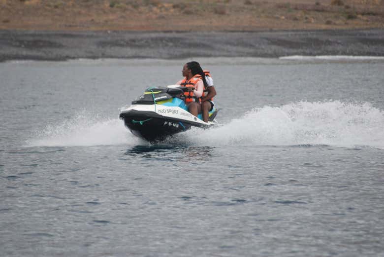 Moto de agua en Lanzarote
