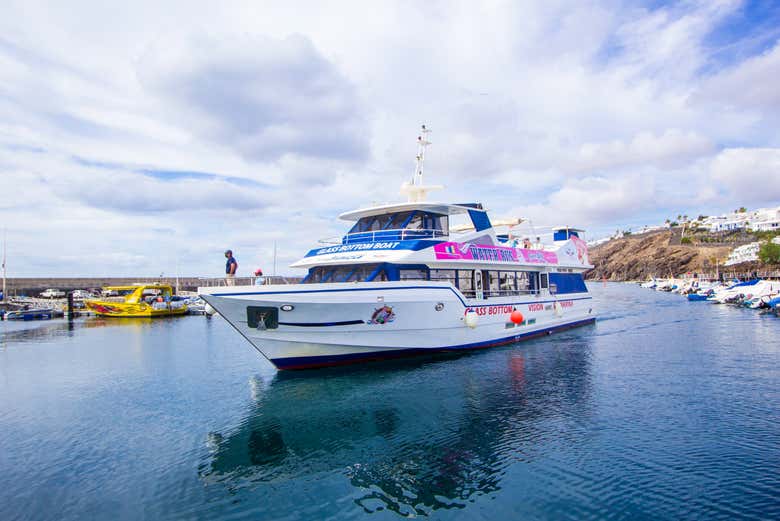 Ferry rumo a Puerto Calero