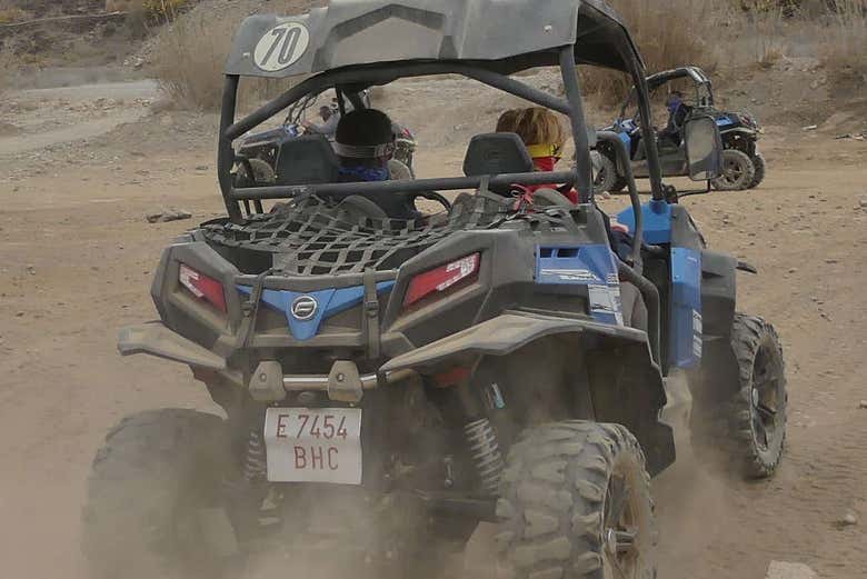 Conduciendo un buggy por Gran Canarias
