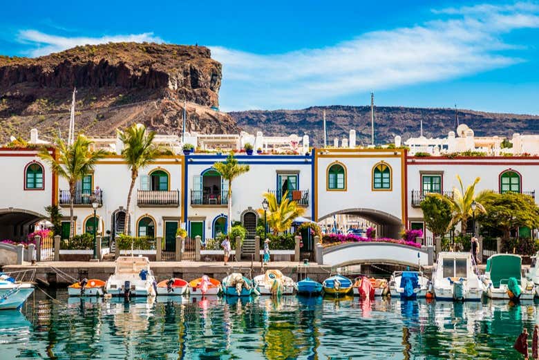Puerto de Mogán é conhecida como a Veneza de Gran Canaria