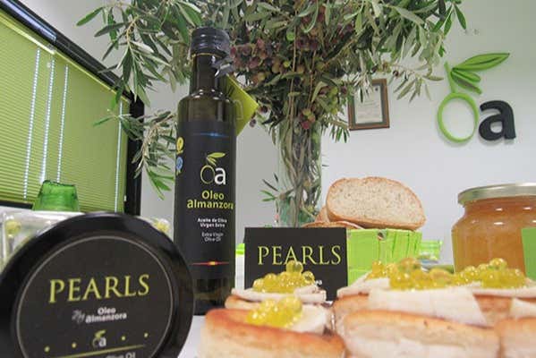 Perlas de aceite de oliva