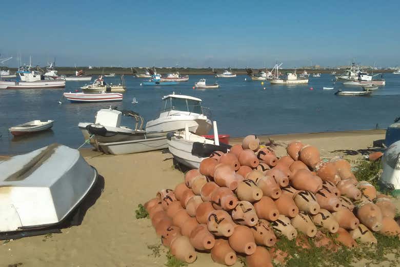 Barcos en el puerto de Punta Umbría