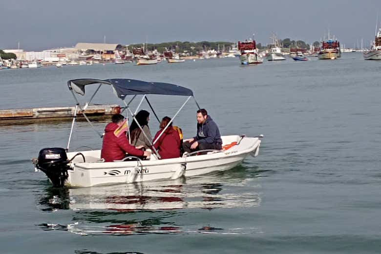 Conhecendo Punta Umbría de barco