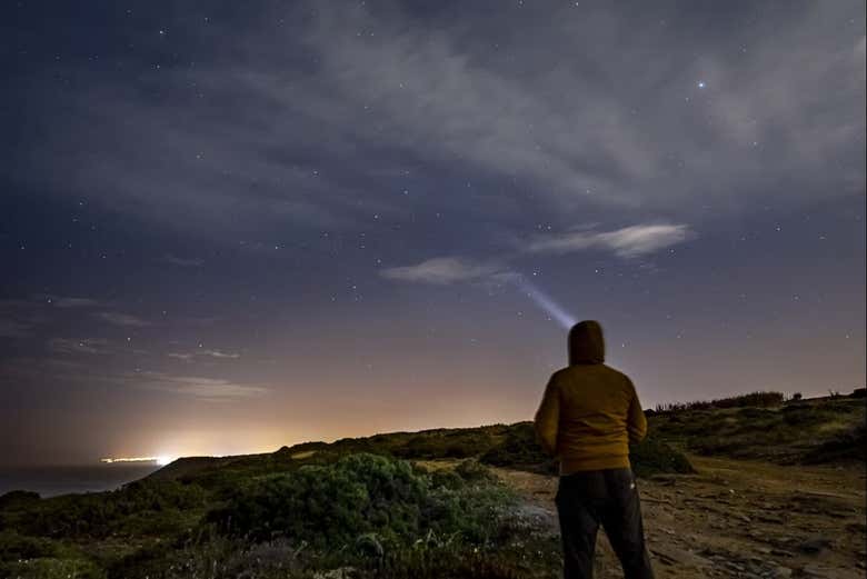 Maravillaos con la inmensidad del cielo nocturno