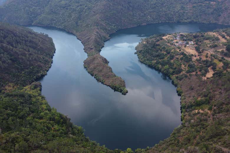 Vistas desde el mirador A Cubela