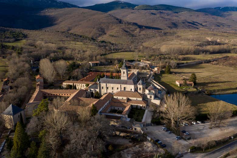 Vista aérea del monasterio de Santa María de El Paular