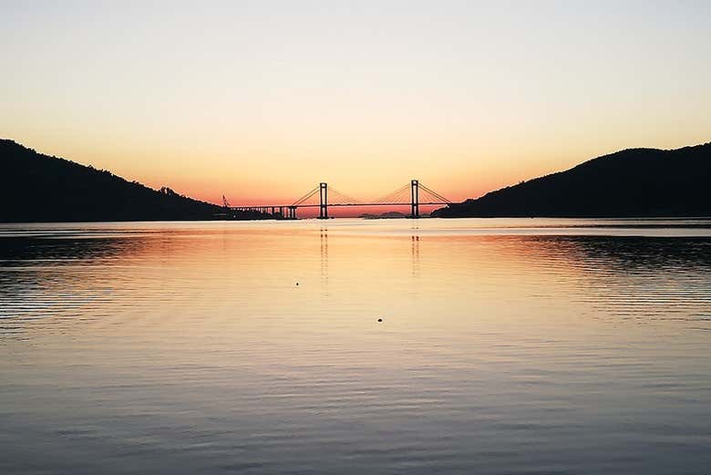 Entardecer em Redondela