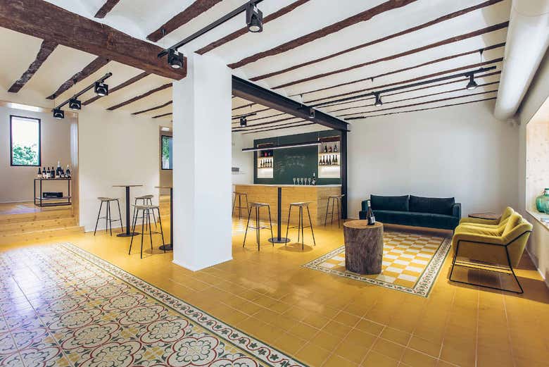 Bar para la cata de vinos