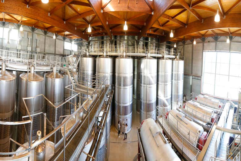 Intérieur du domaine viticole
