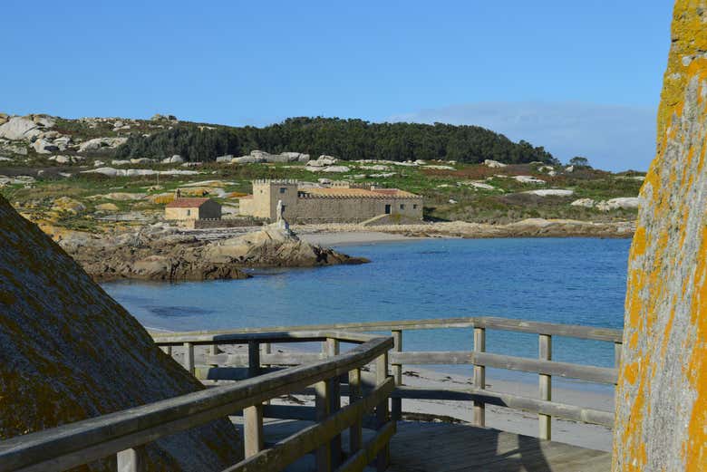 Disfrutando de los paisajes de la isla