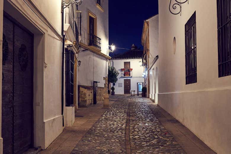 Rua do centro de Ronda